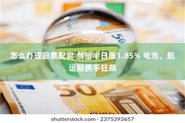 怎么办理股票配资 创指半日涨1.85% 电池、航运股携手狂飙