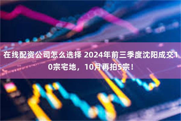 在线配资公司怎么选择 2024年前三季度沈阳成交10宗宅地，10月再拍5宗！