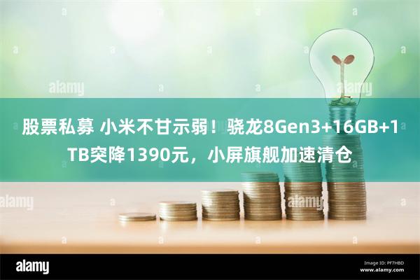 股票私募 小米不甘示弱！骁龙8Gen3+16GB+1TB突降1390元，小屏旗舰加速清仓