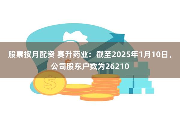 股票按月配资 赛升药业：截至2025年1月10日，公司股东户数为26210