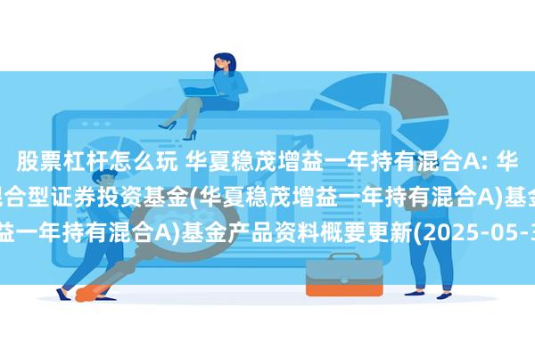 股票杠杆怎么玩 华夏稳茂增益一年持有混合A: 华夏稳茂增益一年持有期混合型证券投资基金(华夏稳茂增益一年持有混合A)基金产品资料概要更新(2025-05-30)
