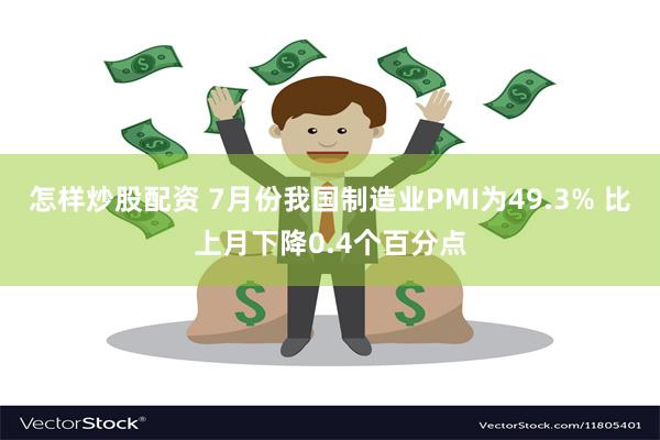 怎样炒股配资 7月份我国制造业PMI为49.3% 比上月下降0.4个百分点